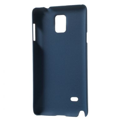 Пластиковая накладка Deexe Quicksand для Samsung Galaxy Note 4 (N910) - Dark Blue
