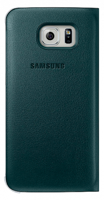 Чехол Flip Wallet PU для Samsung S6 Edge (G925) EF-WG925PBEGRU - Green