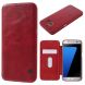 Чехол-книжка G-CASE Leather Flip для Samsung Galaxy S7 edge (G935) - Red. Фото 1 из 9