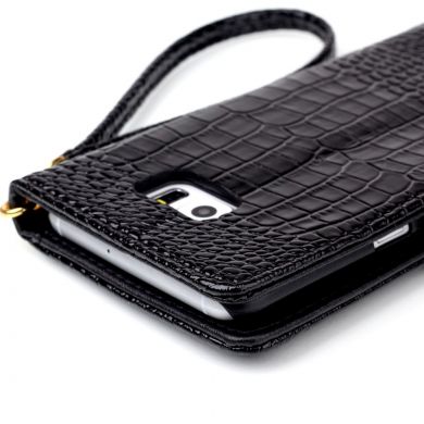 Чехол-книжка Deexe Crocodile Style для Samsung Galaxy S7 (G930) - Black