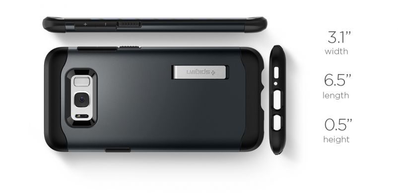 Защитный чехол Spigen SGP Slim Armor для Samsung Galaxy S8 Plus (G955) - Black