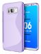 Силиконовый (TPU) чехол Deexe S Line для Samsung Galaxy S8 Plus (G955) - Purple. Фото 1 из 3