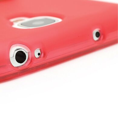Силиконовая накладка Deexe Frosted Case для Samsung Galaxy S4 (i9500) - Red