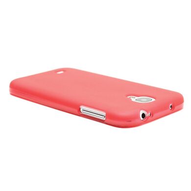 Силиконовая накладка Deexe Frosted Case для Samsung Galaxy S4 (i9500) - Red