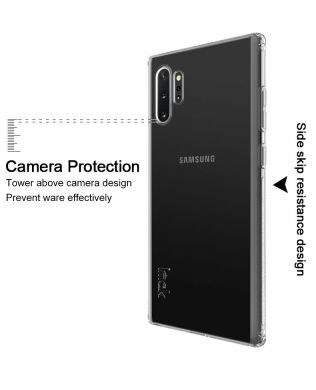 Силиконовый (TPU) чехол IMAK UX-6 Series для Samsung Galaxy Note 10+ (N975) - Transparent