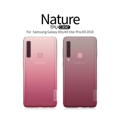 Силиконовый (TPU) чехол NILLKIN Nature для Samsung Galaxy A9 2018 (A920) - Grey