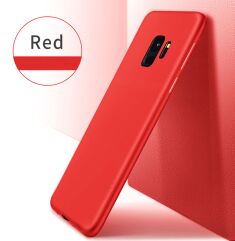 Силіконовий (TPU) чохол X-LEVEL Matte для Samsung Galaxy S9 (G960), Red