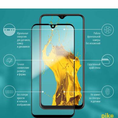 Защитное стекло Piko Full Glue для Samsung Galaxy A30s (A307) - Black