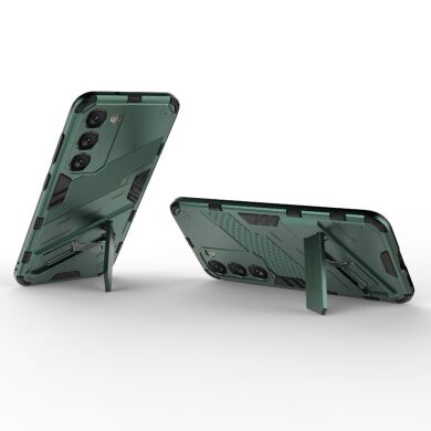 Защитный чехол Deexe Bibercas для Samsung Galaxy S23 Plus - Green