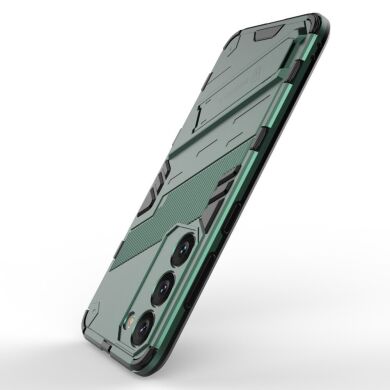 Защитный чехол Deexe Bibercas для Samsung Galaxy S23 Plus - Green
