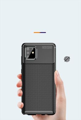 Защитный чехол Deexe Fusion для Samsung Galaxy Note 10 Lite (N770) - Brown