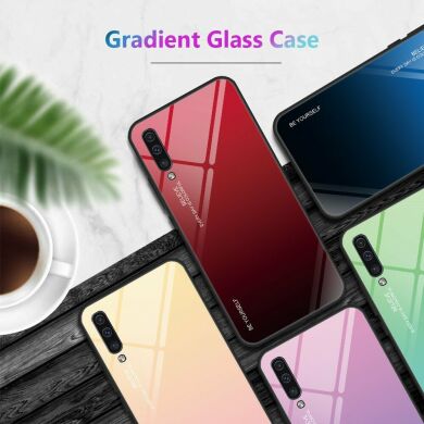 Защитный чехол Deexe Gradient Color для Samsung Galaxy A50 (A505) / A30s (A307) / A50s (A507) - Cyan / Blue