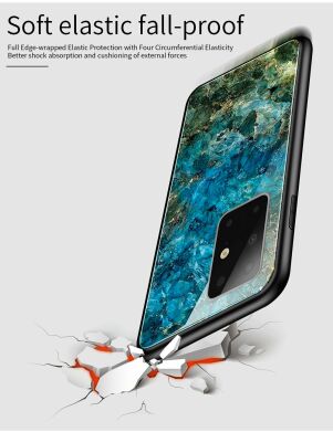 Защитный чехол Deexe Gradient Pattern для Samsung Galaxy S20 Ultra (G988) - Jade