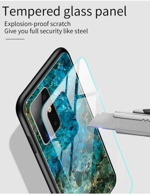 Защитный чехол Deexe Gradient Pattern для Samsung Galaxy S20 Ultra (G988) - Blue/Gold