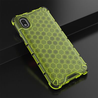 Защитный чехол Deexe Honeycomb Series для Samsung Galaxy A01 Core (A013) - Green