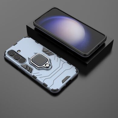 Защитный чехол Deexe Hybrid Case для Samsung Galaxy S24 - Blue