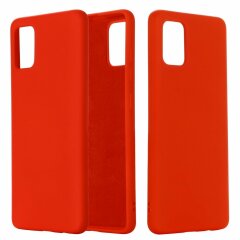 Защитный чехол Deexe Silicone Case для Samsung Galaxy A41 (A415) - Red