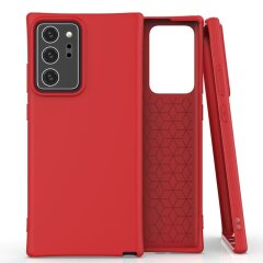 Защитный чехол Deexe Soft Cover для Samsung Galaxy Note 20 Ultra (N985) - Red