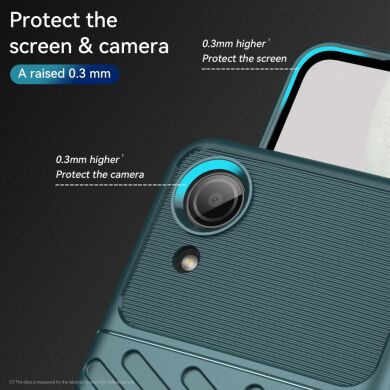 Защитный чехол Deexe Thunder Series для Samsung Galaxy A03 Core (A032) - Blue