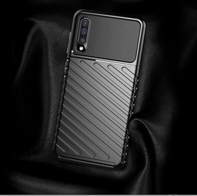 Защитный чехол Deexe Thunder Series для Samsung Galaxy A50 (A505) / A30s (A307) / A50s (A507) - Black