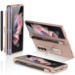 Захисний чохол GKK Magnetic Cover (Pen Slot) для Samsung Galaxy Fold 3 - Rose Gold