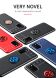 Защитный чехол UniCase Magnetic Ring для Samsung Galaxy A03s (A037) - Black / Red. Фото 4 из 15
