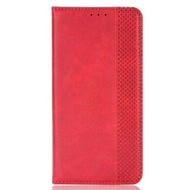 Чехол Deexe Retro Style (FF) для Samsung Galaxy Fold 4 - Red