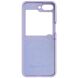 Защитный чехол NILLKIN Finger Strap Liquid Silicone Case для Samsung Galaxy Flip 5 - Purple. Фото 5 из 20