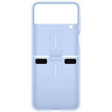 Защитный чехол Silicone Cover with Ring для Samsung Galaxy Flip 4 (EF-PF721TLEGUA) - Arctic Blue