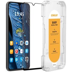 Защитное стекло ENKAY Easy Install Full Glue для Samsung Galaxy M13 (M135) - Black