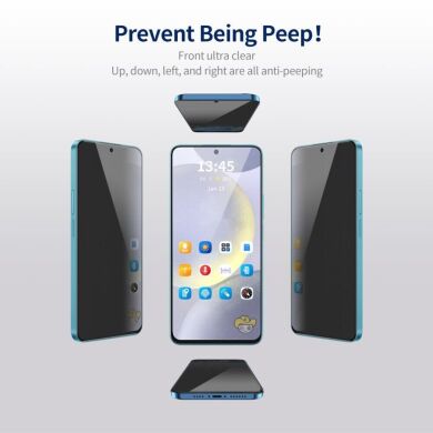 Защитное стекло HAT PRINCE Anti-Spy для Samsung Galaxy S24 (S921) - Black