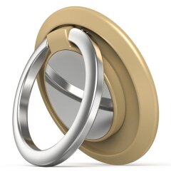 Кольцо-держатель для смартфона Deexe Magnetic Holder - Gold