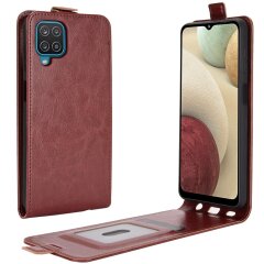 Чехол Deexe Flip Case для Samsung Galaxy A12 (A125) / A12 Nacho (A127) - Brown