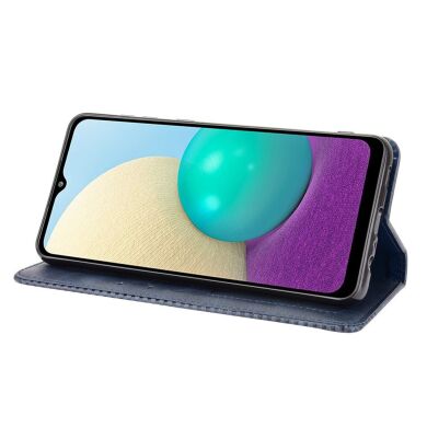 Чехол Deexe Retro Style для Samsung Galaxy A02 (A022) - Blue