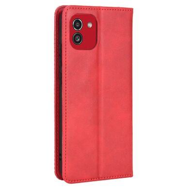 Чехол Deexe Retro Style для Samsung Galaxy A03 (A035) - Red