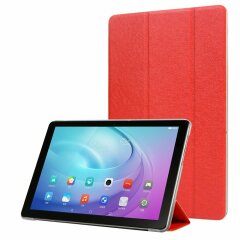 Чехол Deexe Silk Texture для Samsung Galaxy Tab A 10.1 2019 (T510/515) - Red