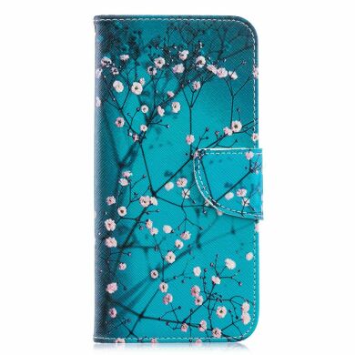Чехол-книжка Deexe Color Wallet для Samsung Galaxy A30 (A305) / A20 (A205) - Tree with Flowers