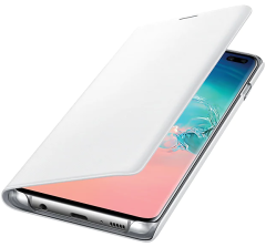 Чехол-книжка LED View Cover для Samsung Galaxy S10 Plus (G975) EF-NG975PWEGRU - White