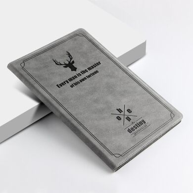 Чехол-книжка UniCase Deer Pattern для Samsung Galaxy Tab A8 10.5 (X200/205) - Grey