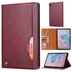 Чохол UniCase Pocket Stand для Samsung Galaxy Tab S7 FE (T730/T736) - Wine Red