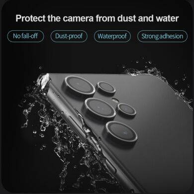 Комплект защитных стекол NILLKIN CLRFilm Camera для Samsung Galaxy S24 Ultra - Black