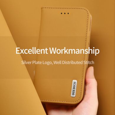 Кожаный чехол DUX DUCIS Wish Series для Samsung Galaxy S8 (G950) - Khaki