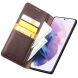 Кожаный чехол QIALINO Wallet Case для Samsung Galaxy S21 Plus (G996) - Brown. Фото 3 из 8