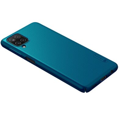 Пластиковый чехол NILLKIN Frosted Shield для Samsung Galaxy A12 (A125) / A12 Nacho (A127) - Blue