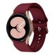 Ремешок Deexe Soft Silicone для Samsung Galaxy Watch 4 Classic (46mm) / Watch 4 Classic (42mm) / Watch 4 (40mm) / Watch 4 (44mm) - Wine Red. Фото 1 из 9
