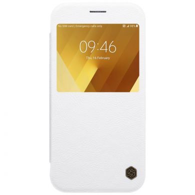 Чехол-книжка NILLKIN Qin Series для Samsung Galaxy A7 2017 (A720) - White