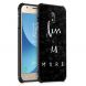 Захисний чохол UniCase Black Style для Samsung Galaxy J3 2017 (J330), Less Is More