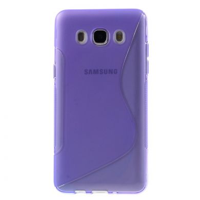 Силиконовый чехол Deexe S Line для Samsung Galaxy J5 2016 (J510) - Violet