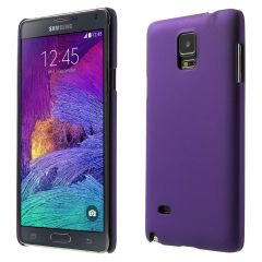 Пластиковая накладка Deexe Quicksand для Samsung Galaxy Note 4 (N910) - Violet