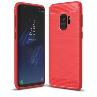 Защитный чехол UniCase Carbon для Samsung Galaxy S9 (G960) - Red